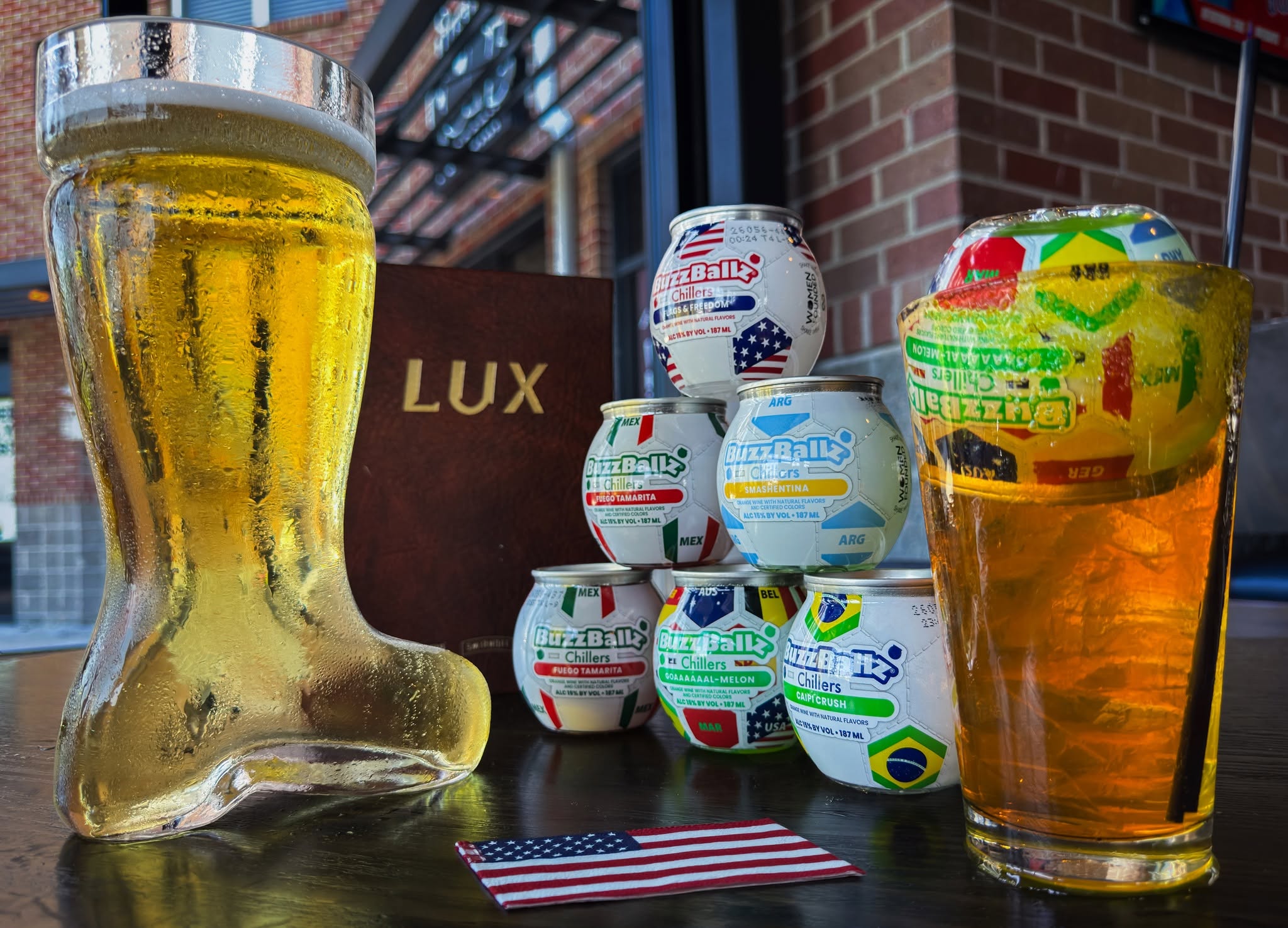 Soccer bars in Omaha, World Cup watch party drinks and atmosphere at Lux American Grill near Papillion